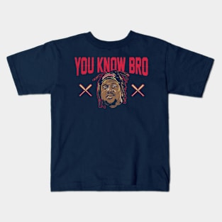 Jose Ramirez You Know Bro Kids T-Shirt